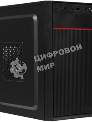 Компьютерный корпус Minitower ExeGate BAA-113-AAA400 (mATX, БП AAA400 с вент. 8см, 2*USB, аудио, черный)