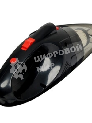 Пылесос автомобильный QUMO VaccoPM 3D черный, 4500 Па/120 Вт, уборка сухая, пылесборник контейнер 0.5 л