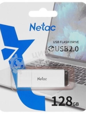 Флешка USB Netac U185 USB 3.0 Flash 128Gb NT03U185N-128G-32WH, LED индикатор NETAC