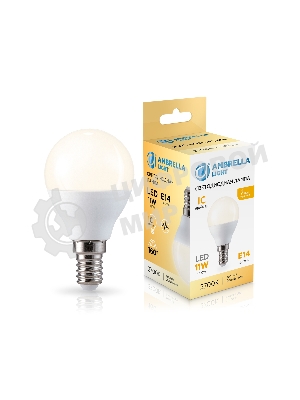 Лампа светодиодная	451113 LED P45 11W IC E14 2700K 175-265V