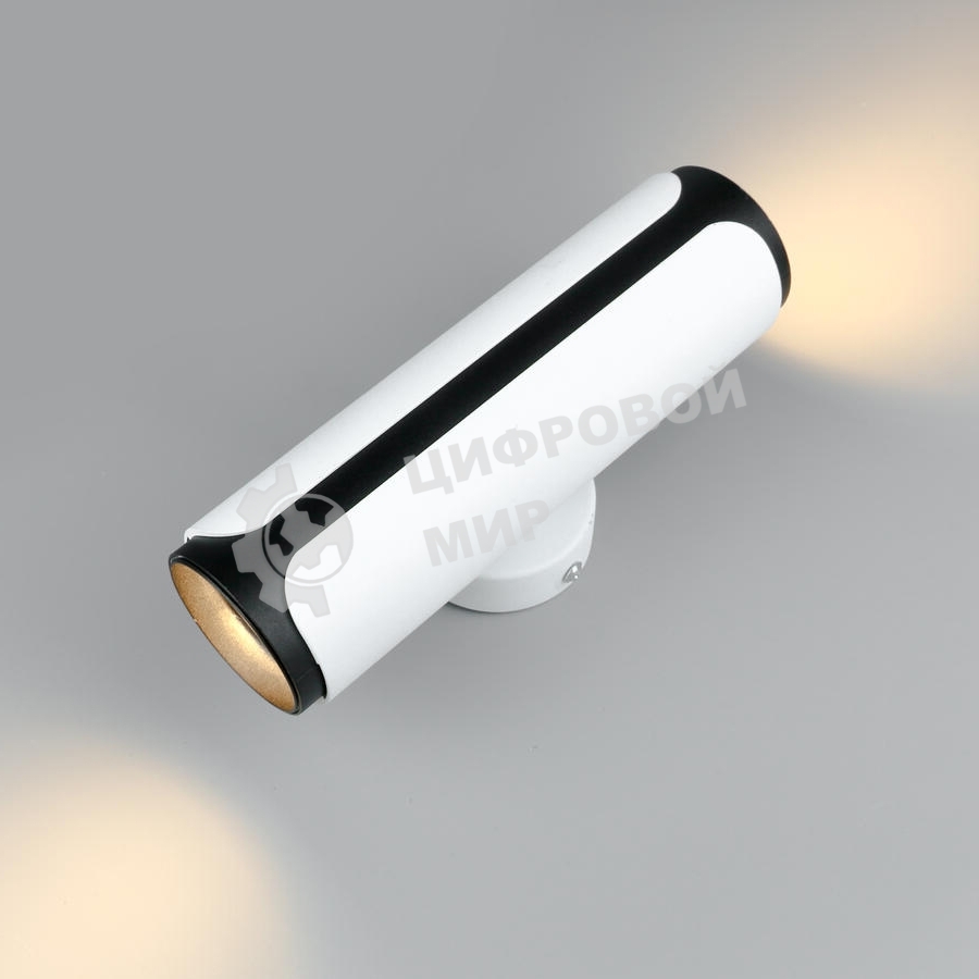 Бра GWL-2GU10-M-IP20 Белый + Черный Монохром
