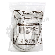 Кабель Gembird/Cablexpert VGA Premium,15M/15M,1.8м, тройной экран, феррит.кольца, пакет