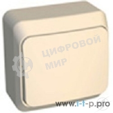 Выключатель 1-кл. ОП Этюд 10А IP20 крем. SchE BA10-001K