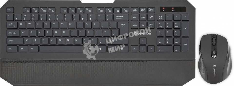 Комплект клавиатура + мышь Defender Berkeley C-925 Nano B черный