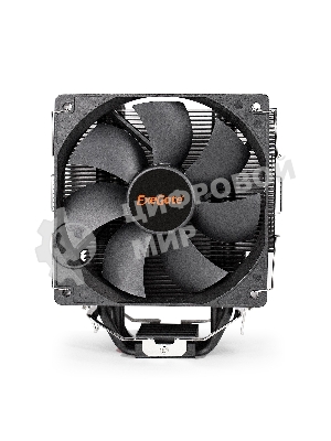 Кулер для процессора ExeGate Dark Magic EXX400-PWM серебристый, 120 мм, алюминий/медь, 2100 об/мин, 24 дБ, 4 pin, 140 Вт, 155 мм
