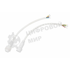 Соединительный кабель Rexant (4pin) герметичный (IP67) 4х0.75мм² белый