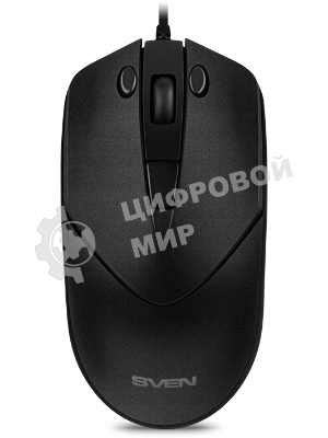 Мышь проводная SVEN RX-95 черный, 4000 dpi, USB, кнопки - 6