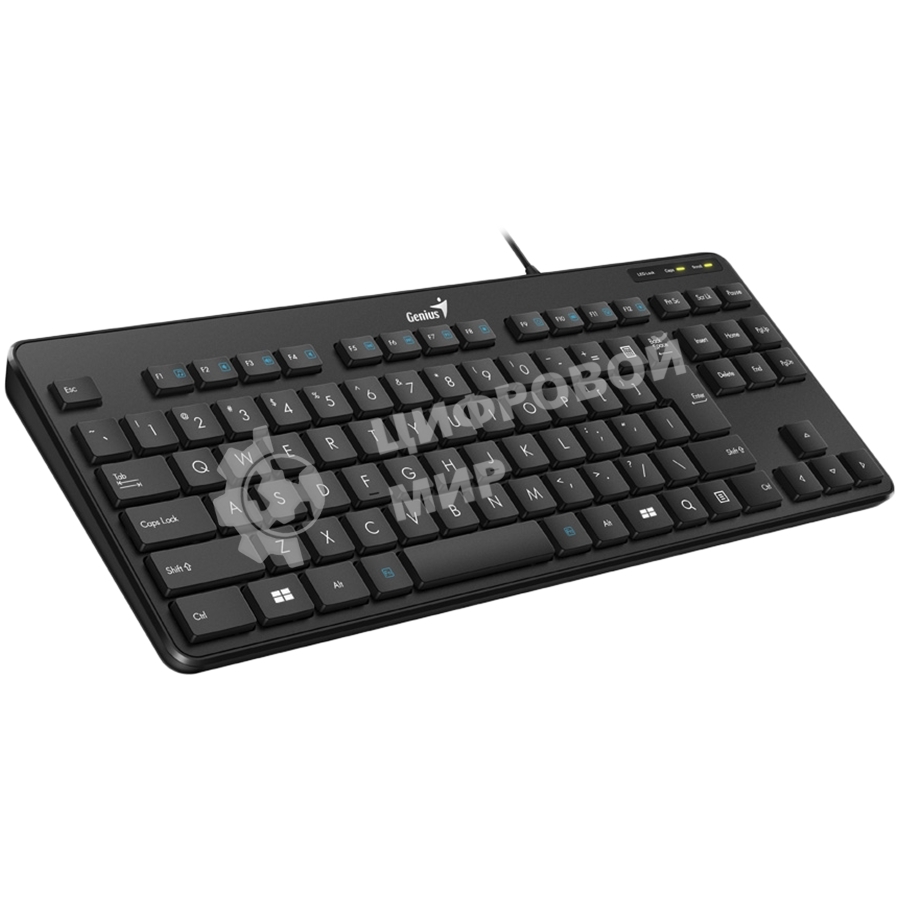 Клавиатура проводная Genius LuxeMate 110, USB, черный