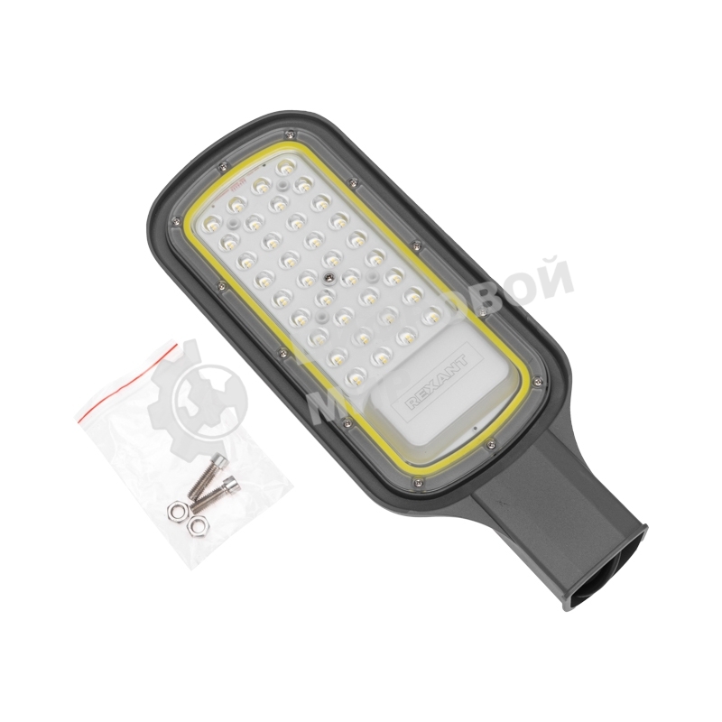 Светильник светодиодный консольный Rexant ДКУ 03-30-5000К-Ш-C IP65 черный