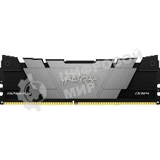 Оперативная память Kingston Fury Renegade, DDR4, 16GB (1x16GB), 3200MHz, CL16, DIMM, с радиатором, серый/черный