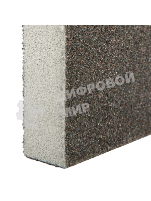 Губка для шлифования Matrix, 120 х 90 х 25 мм, трапеция, мягкая, P 60