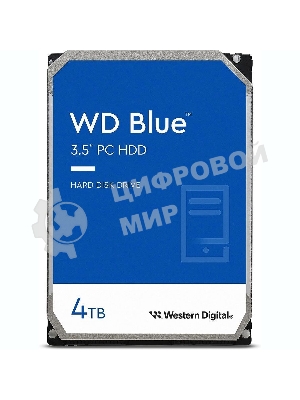 Жесткий диск Western Digital SATA 4Tb 6Gb/S 256MB BLUE WD40EZAX