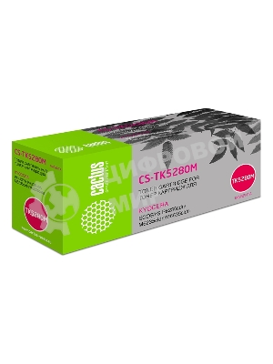 Картридж лазерный Cactus CS-TK5280M пурпурный (11000 стр.) для Kyocera ECOSYS P6235cdn, M6235cidn, M6635cidn
