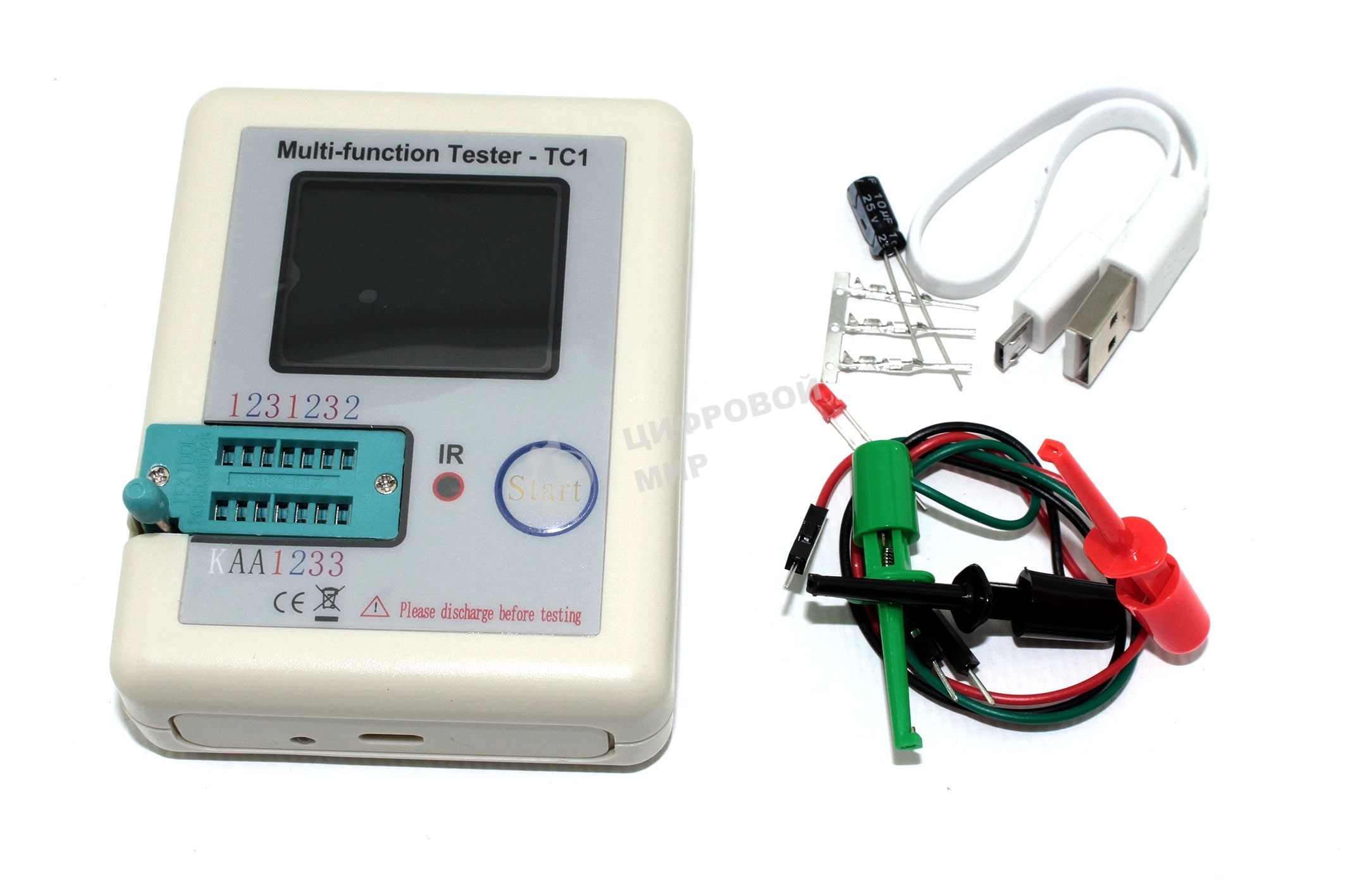 Тестер транзисторов FNIRSI LCR-TC1