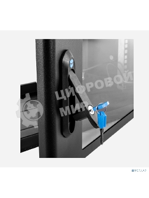 Шкаф коммутационный ЦМО (ШРН-9.500-9005) настенный 9U 600x529 мм пер. дв. стекл 200 кг черный 470 мм 180 град.