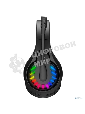 Гарнитура Bloody GR230 чёрный, беспроводная + проводная, радиоканал, до 40 ч, подсветка