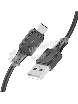 Кабель USB 2.0 hoco X25, AM/microBM, черный, 1м