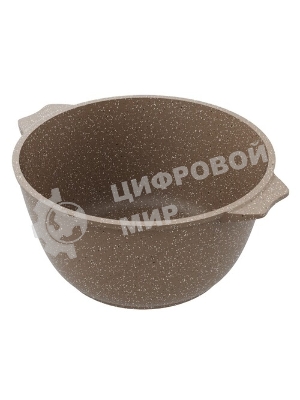 Кастрюля Мечта 45806 Гранит brown 5,0 л со стеклянная крышка