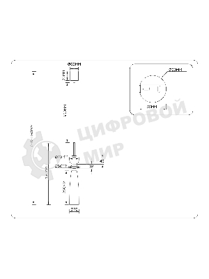 Светильник Ambrella light LH75365 GD/WH золото/белый G9 max 28W D70*1490
