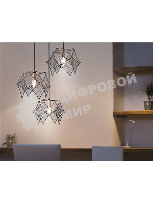 Светильник Ambrella light TR8427/3 BK/GD черный/золото E14/3 max 40W D510*1000