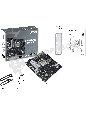 Материнская плата ASUS PRIME B650M-R, AM5, AMD B650, 2xDDR5, 4xSATA, 2xM.2, 1xPCIe 4.0 x16, 1xPCIe x1, HDMI, 1x2.5Gb LAN, 6xUSB, 3x3.5 мм, 7.1, microATX