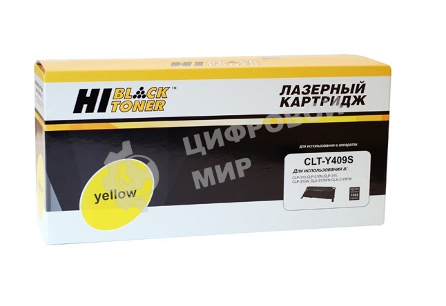 Расходные материалы  Hi-Black CLT-Y409S Картридж для Samsung CLP-310/315 Y 1K с чипом