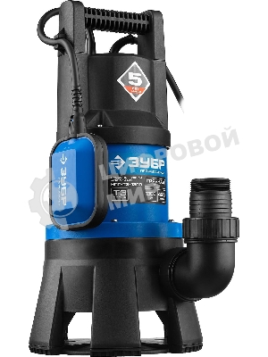 Насос ЗУБР НПГ-Т3-1300профессионал т3 погружной дренажный для грязной воды d частиц до 35мм 1300В