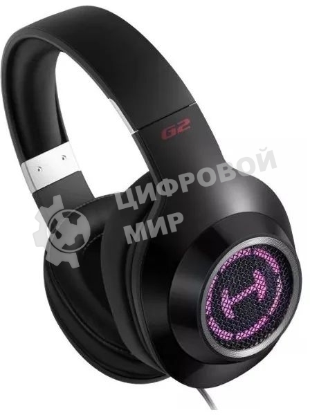 Наушники с микрофоном Edifier G2BT черный накладные BT оголовье