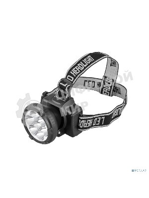 Фонарь ULTRAFLASH LED5362налобн аккум 220в черный 7led 2 реж пласт бокс