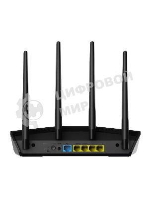 Роутер беспроводной Asus RT-AX57 AX3000 10/100/1000BASE-TX черный