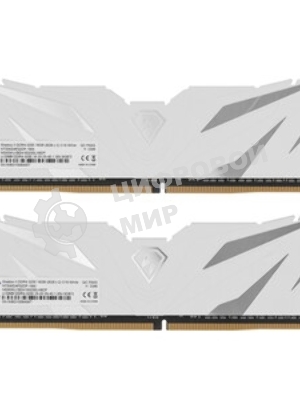 Оперативная память NETAC, DDR4, 16GB (1x16GB), 3200MHz, CL16, DIMM, с радиатором, белый
