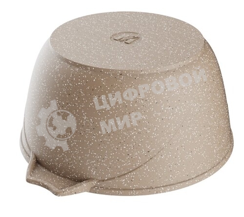 Кастрюля Мечта 45806 Гранит brown 5,0 л со стеклянная крышка