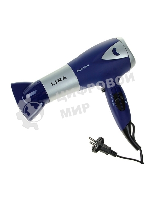 Фен LIRA LR 0703 синий/серый, 2000 Вт