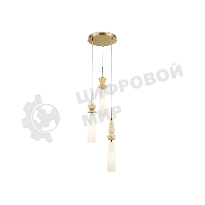 Светильник Ambrella light LH75367/3 GD/WH золото/белый G9*3 max 28W D270*1500
