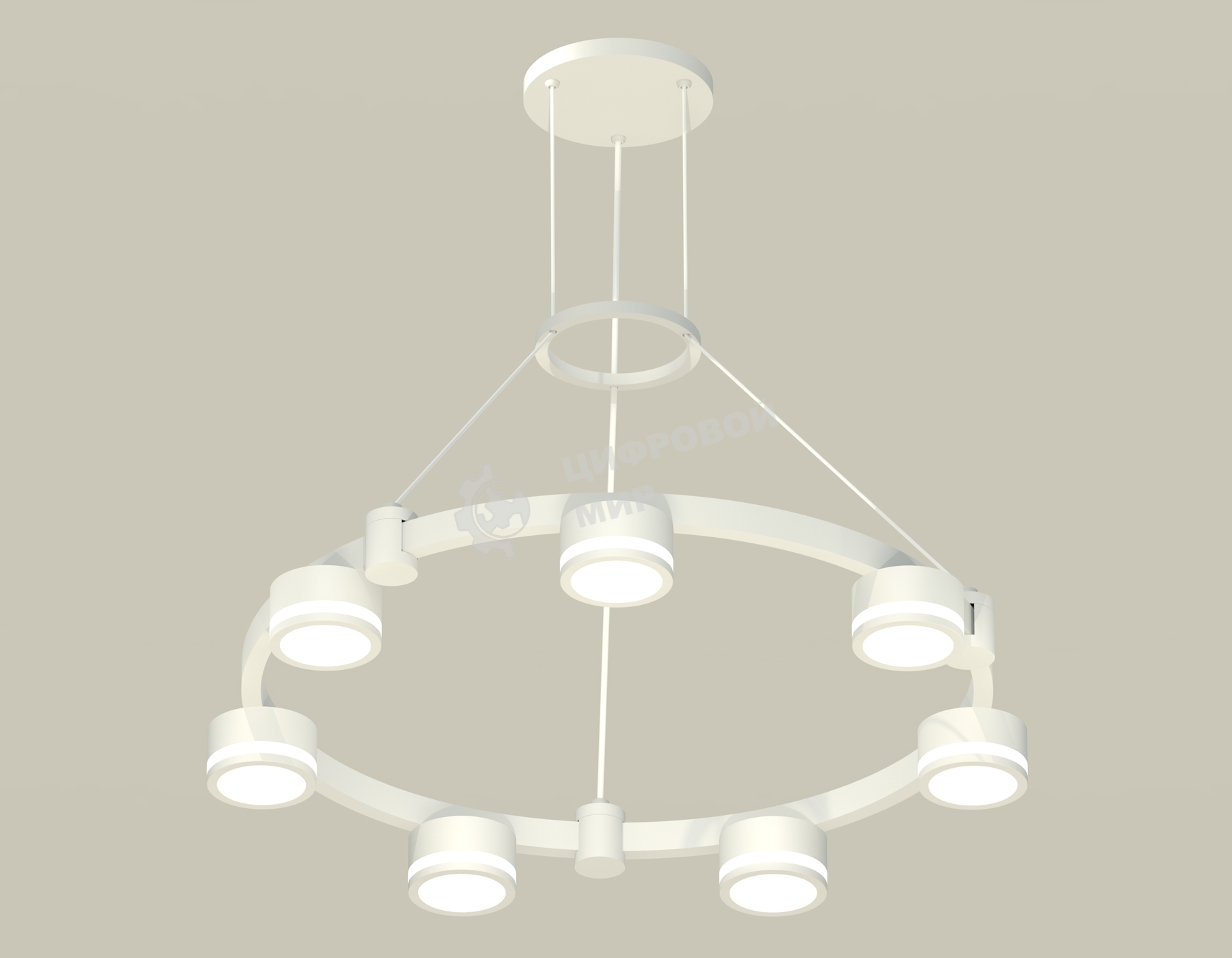Светильник Ambrella light XR92031600/7 SWH/FR белый песок/белый матовый GX53 (A9203, C9236, N8412)