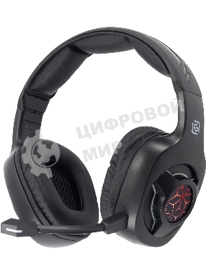 Гарнитура Oklick HS-L575G чёрный, беспроводная + проводная, Bluetooth