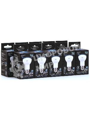Лампа светодиодная Gauss 106002209LED Reflector R63 E27 9W 4100K