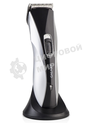 Набор для стрижки Galaxy Line GL 4155, черный с серебристым, лезвия из японской нержавеющей стали, индикатор работы и заряда, время непрерывной работы 45 мин, 4 насадки–расчески (3, 6, 9, 12 мм), эргономичный дизайн