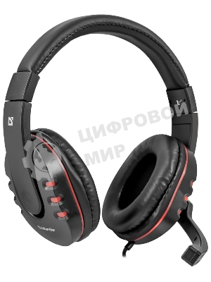 Гарнитура Defender Warhead G-160 чёрный, проводная