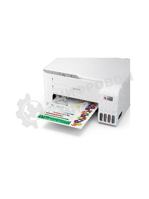МФУ струйное Epson L3256 (C11CJ67407/C11CJ67414/C11CJ67421/C11CJ67519/C11CJ67504/C11CJ67524/C11CJ67516), A4 цветное, печ. до 10 стр/мин. (ч/б) до 5 стр/мин. (цвет), 1440 x 5760 dpi (печать) 1200x2400dpi (скан.), USB, Wi-Fi