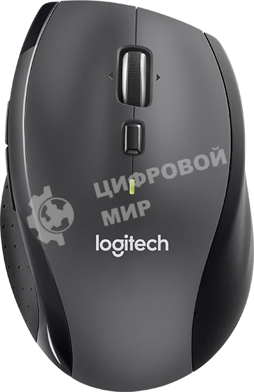 Мышь беспроводная Logitech M705 черный, 1000 dpi, радиоканал, USB, кнопки - 7