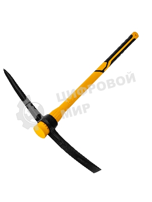 Кирка Denzel 3000 г, фиберглассовая обрезиненная рукоятка 900 мм