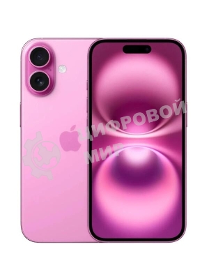 Смартфон Apple iPhone 16, 8/128Gb, розовый