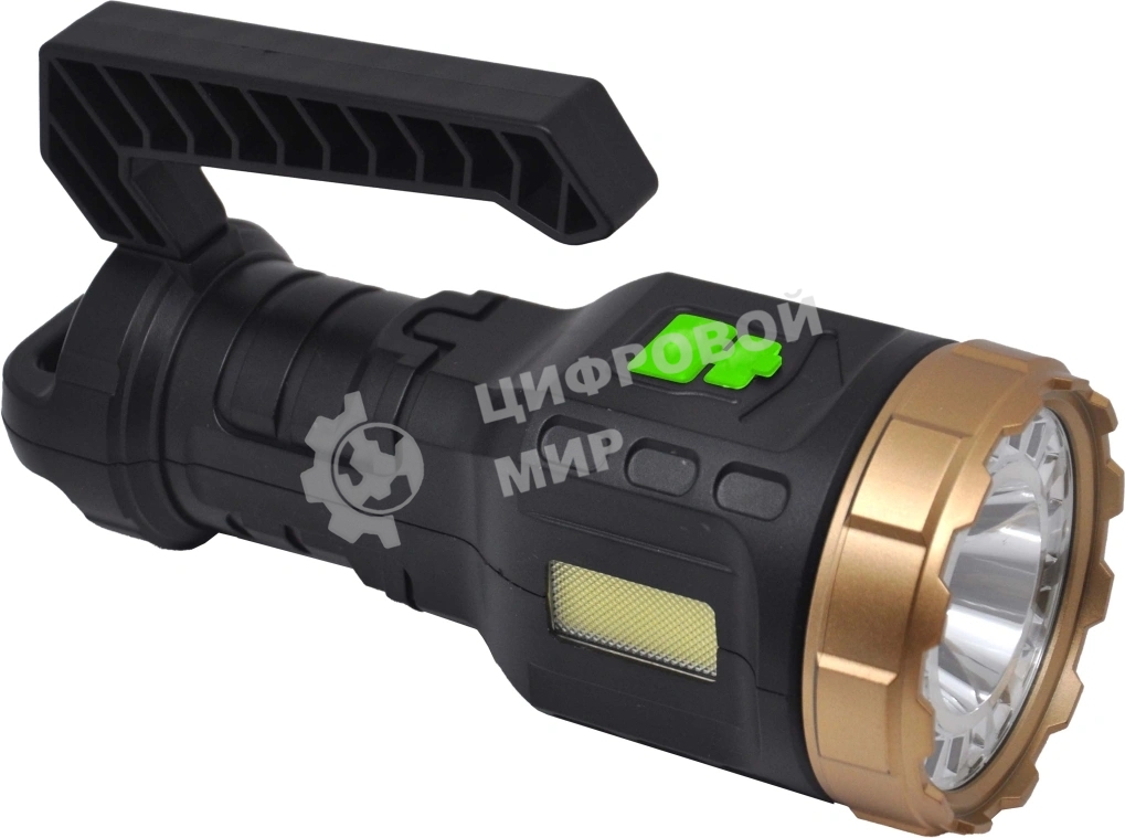 Фонарь ручной Gauss GFL209 черный 10Вт лам.:светодиодный встроенный аккумулятор