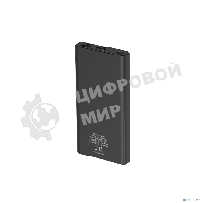 Портативный аккумулятор Harper PB-10031 черный (10 000mAh; Тип батареи Li-Pol; Вход Micro USB/Type-C, 2А; Выход: 5V/1A и 5V/2A; LED индикатор заряда, Корпус: металл)