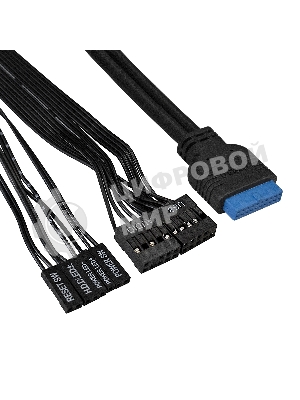 Компьютерный корпус Miditower ExeGate XP-330U-UNS500 (ATX, БП UNS500 с вент. 12см, 2хUSB/2хUSB 3.0, аудио, черный)