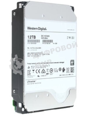 Жесткий диск HDD WD SAS Server 26Tb Ultrastar DC HC590 7200 12Gb/s 512MB 1 year warranty (replacement ST24000NM007H, MG11SCA24TE)