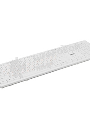 Клавиатура проводная Acer OKW123, USB, белый