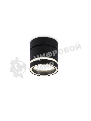 Светильник Ambrella light TA1445 BK/FR черный/белый матовый GX53 max 12W D85*90