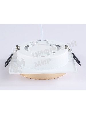 Светильник Ambrella light TN5230 WH/GD белый/золото GX53 max 12W 110*110*35